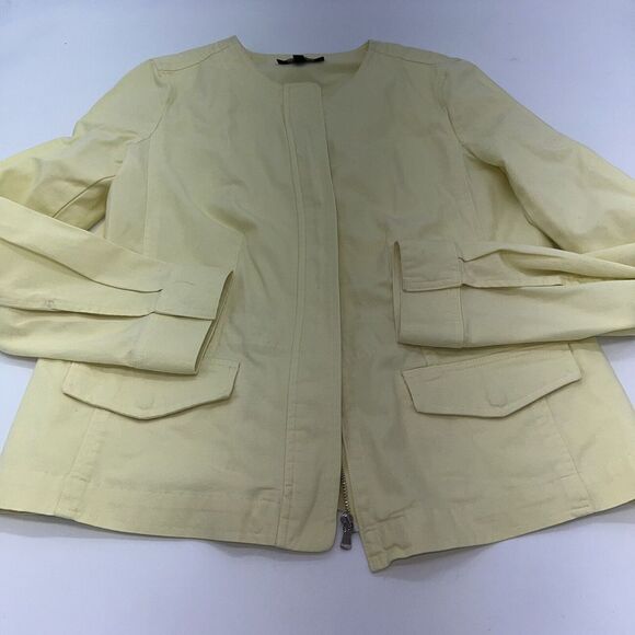 Talbots Yellow Full Zip Jacket Size Small - Picture 1 of 4